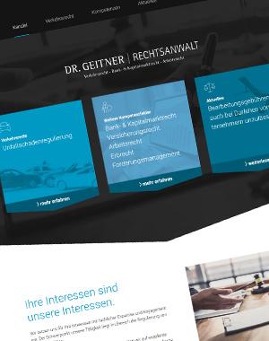 Website Rechtsanwalt Dr. Geitner