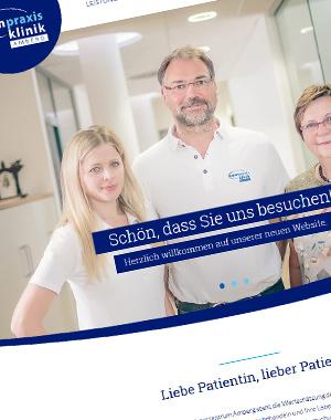 Website Augenpraxisklinik Amberg